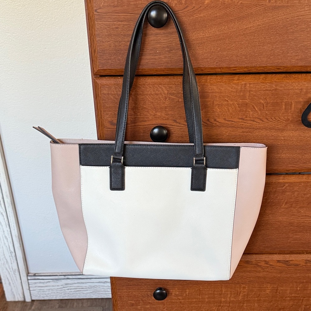 Kate Spade Black and Cream Tote Bag - Picture 3 of 7